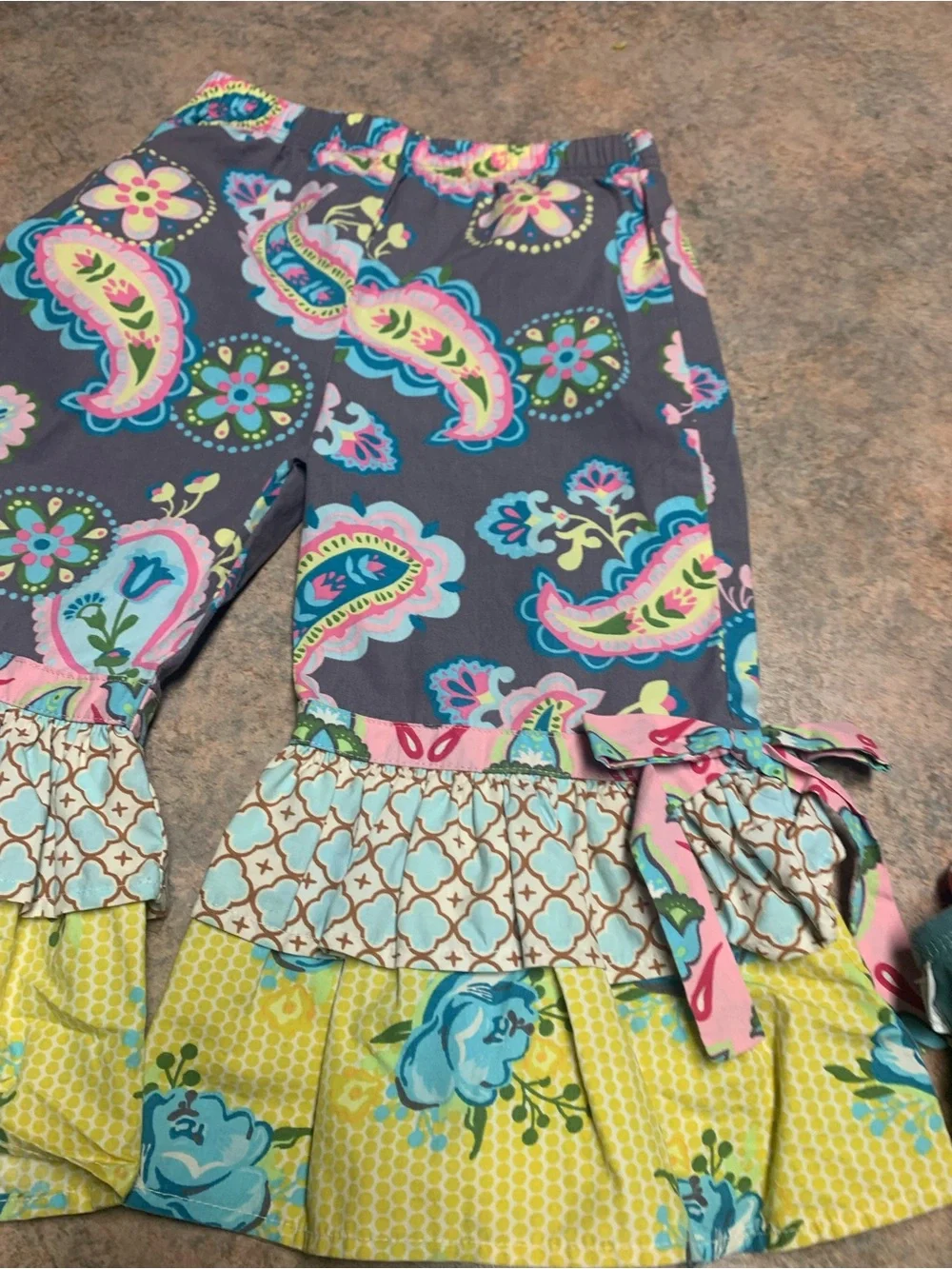 Eleanor Rose Ruffle Pants - Picture 2 of 4
